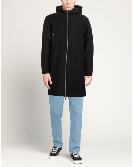 EA7 Black Coat for men