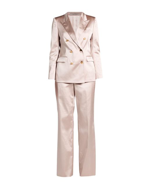 Tagliatore 0205 Pink Blush Suit Acetate, Polyamide, Elastane