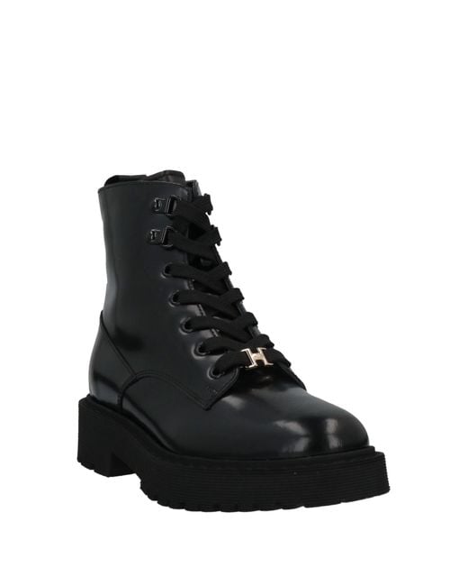 Hogan Black Ankle Boots