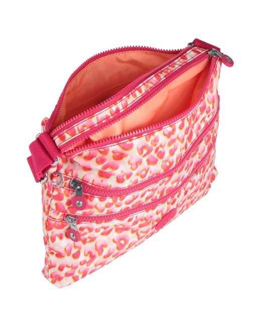Kipling Pink Fuchsia Cross-Body Bag Polyester