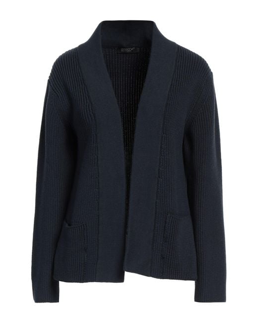 Aragona Blue Midnight Cardigan Cotton
