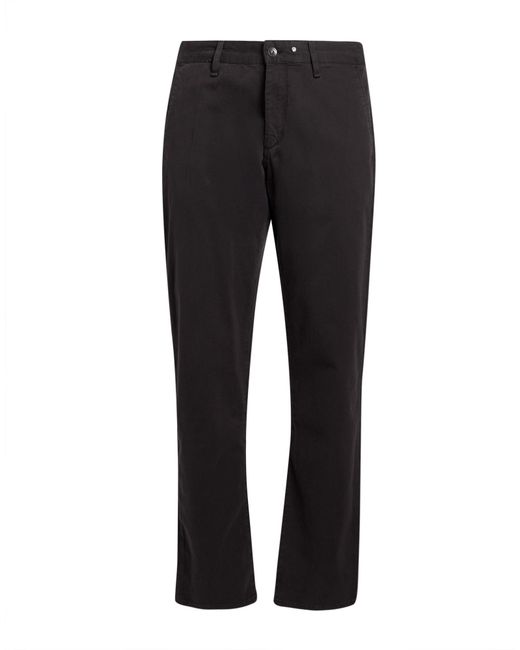 Rag & Bone Black Charcoal Pants Cotton, Elastane for men