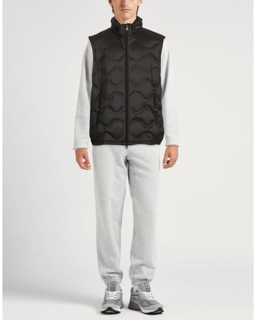 Woolrich Black Vest Polyester for men