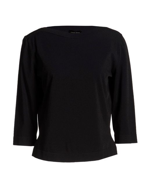 Pullover Roberto Collina de color Black