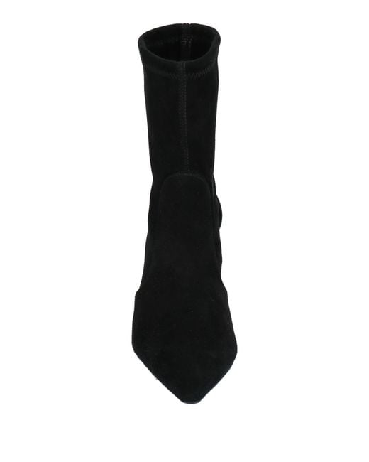 Stuart Weitzman Black Ankle Boots
