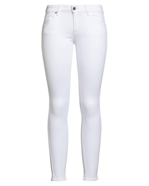 Pantalon En Jean DIESEL en coloris White