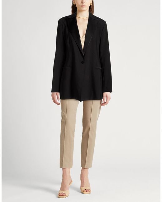 Antonelli Black Blazer Polyester, Virgin Wool, Elastane