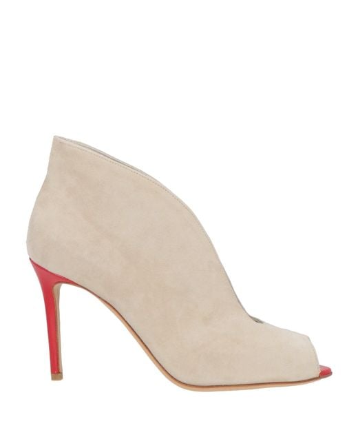 Cerruti 1881 Natural Ankle Boots Goat Skin, Calfskin