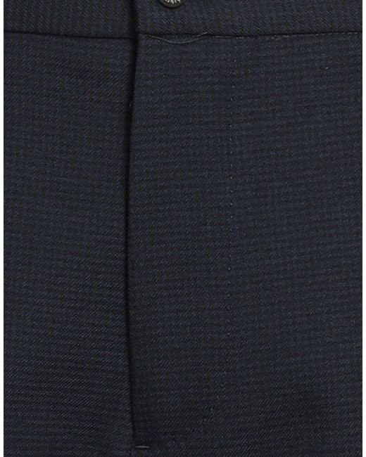 Santaniello Blue Midnight Pants Wool, Polyester, Elastane for men