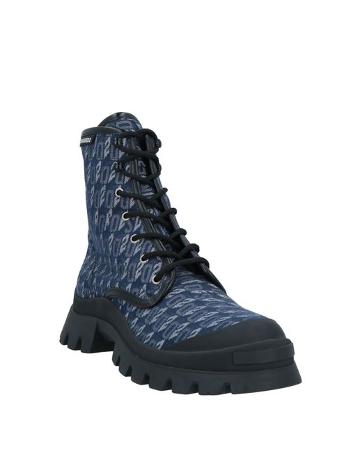 DSquared² Blue Ankle Boots for men
