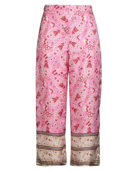 Maliparmi Pink Pants Silk