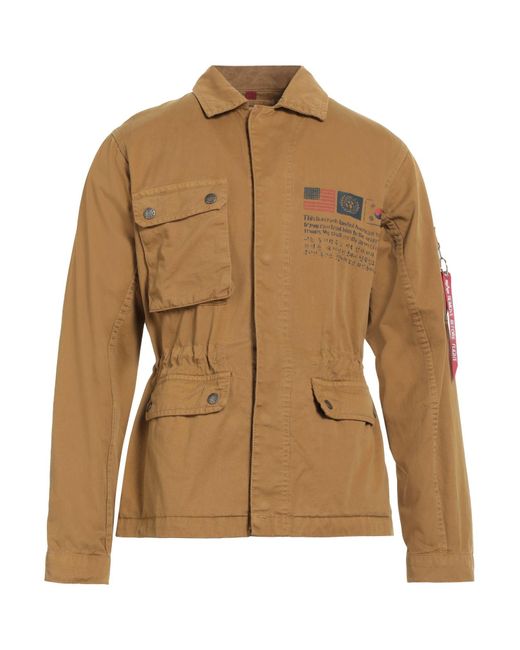 Alpha Industries Brown Jacket for men