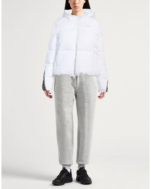 EA7 White Puffer