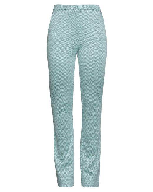 Liu Jo Blue Light Pants Viscose, Polyamide, Metallic Polyester, Elastane