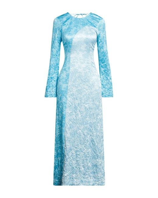 Ganni Blue Maxi Dress