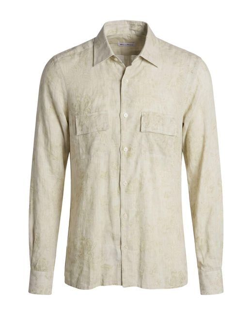 Kiton Natural Shirt Linen for men