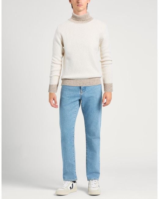 Eleventy White Turtleneck for men
