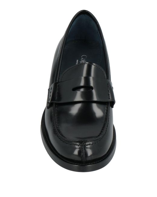 Calpierre Black Loafers Leather