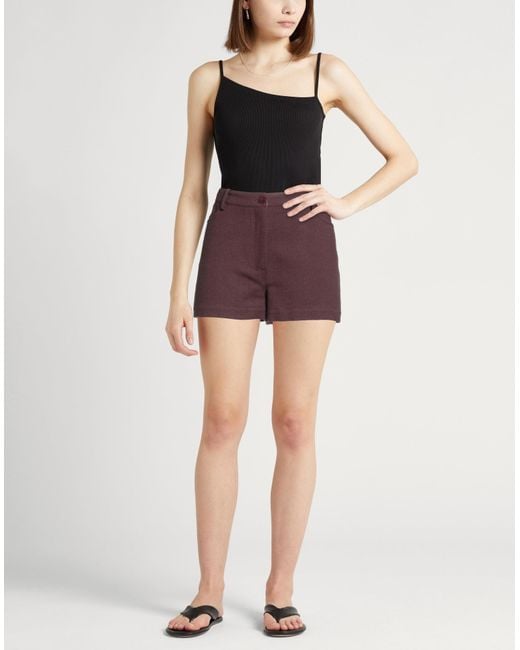 Alysi Purple Shorts & Bermuda Shorts
