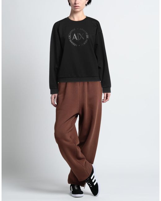 ARMANI EXCHANGE Black Sweatshirts
