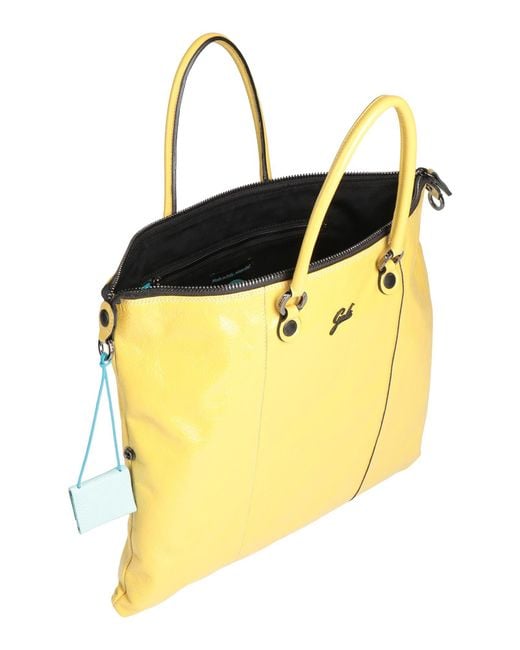 Gabs Yellow Handbag Calfskin
