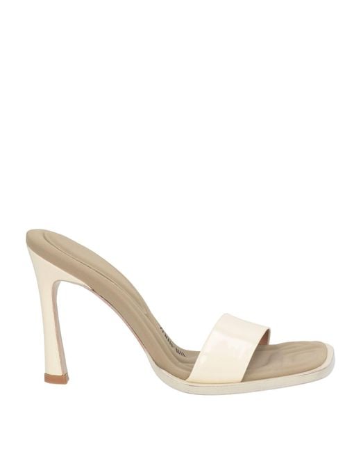 The Attico Natural Sandals