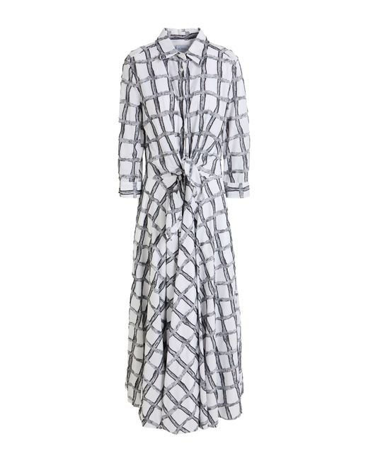 Sara Roka White Maxi Dress Cotton