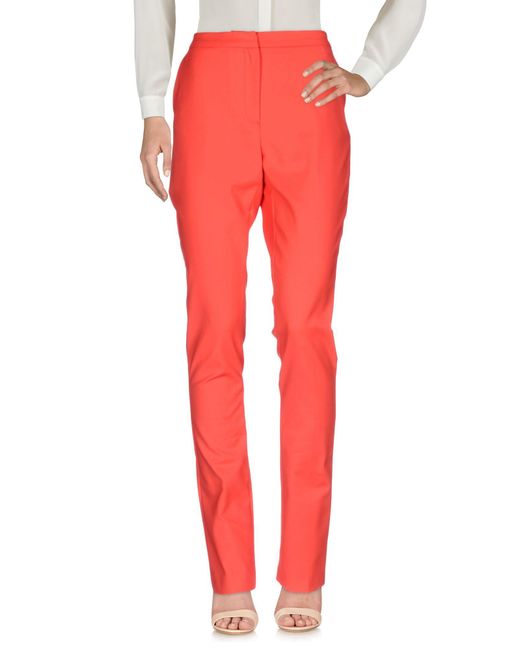 Marciano Cotton Pants in Red - Lyst
