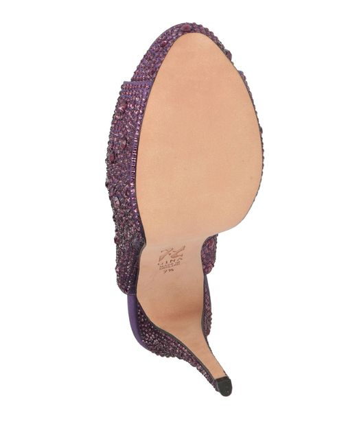 Gina Purple Sandals