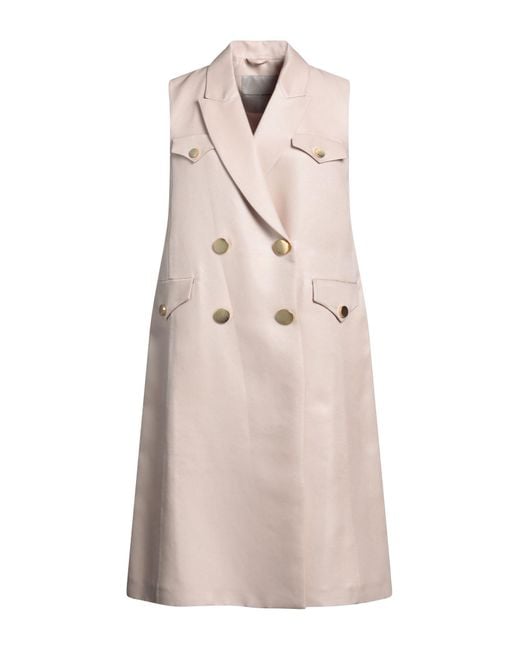 Ermanno Scervino Natural Overcoat & Trench Coat