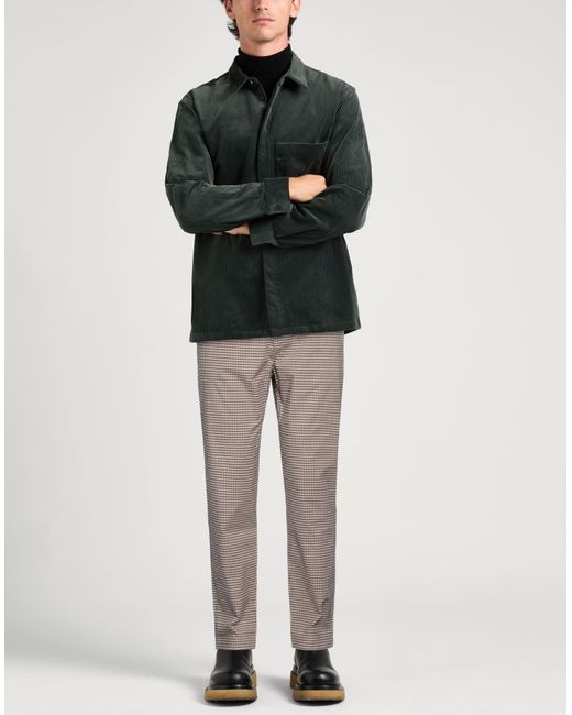 Paul Smith Gray Pants Cotton, Elastane for men