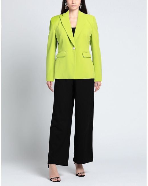 Pinko Yellow Blazer Polyester, Elastane