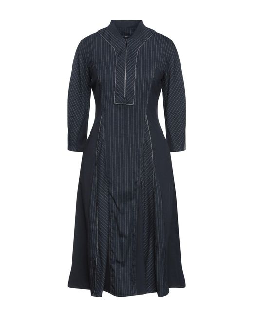 High Blue Midi Dress
