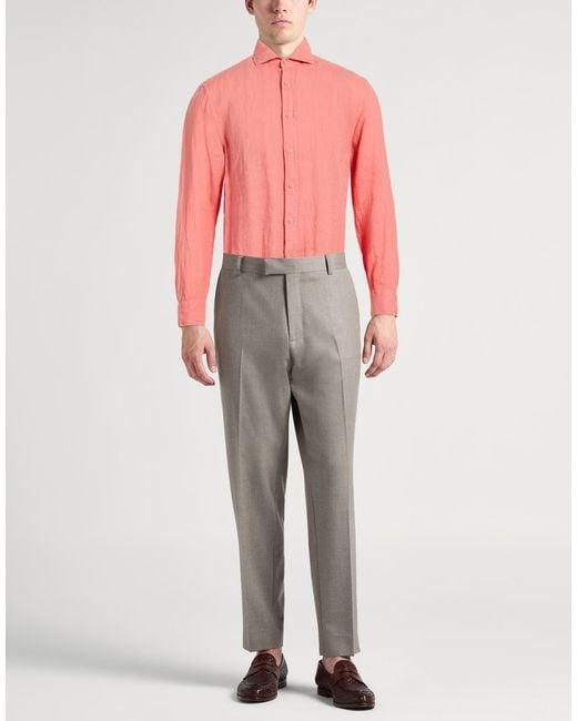 Peuterey Pink Shirts for men