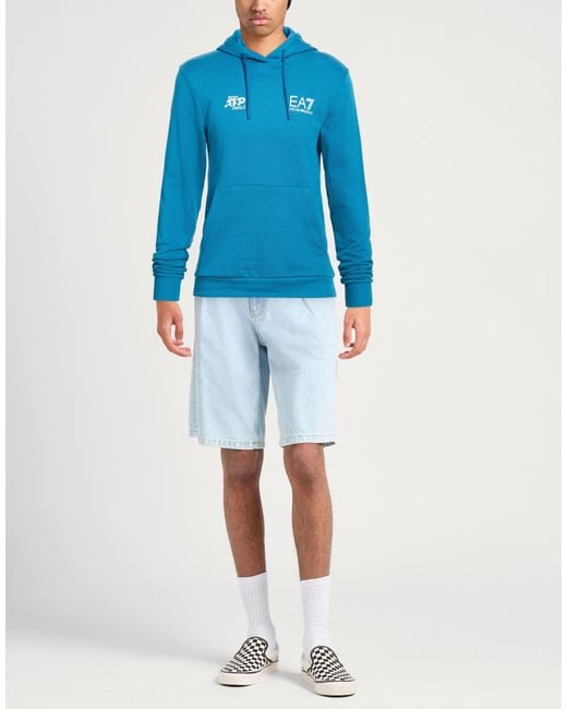 Sudadera EA7 de hombre de color Blue