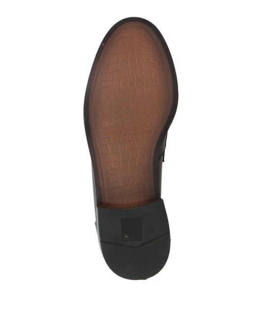 CafeNoir Black Loafers Leather