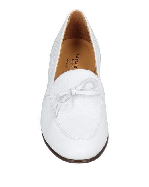 Testoni White Loafer