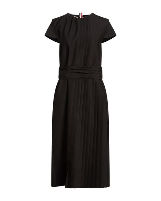 Thom Browne Black Midi Dress