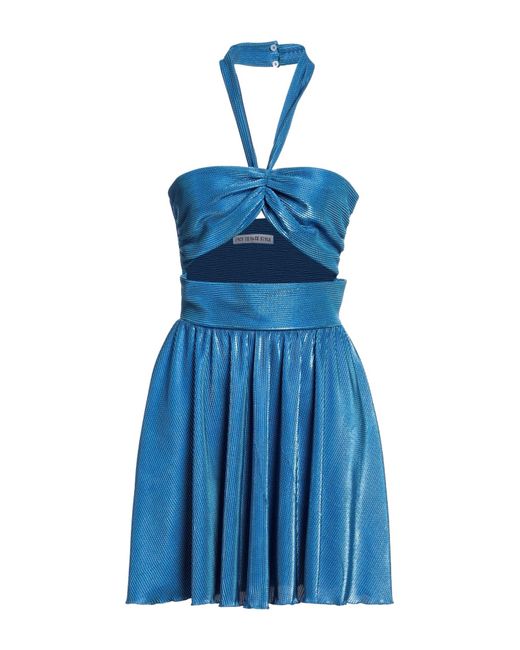 FACE TO FACE STYLE Blue Mini-Kleid