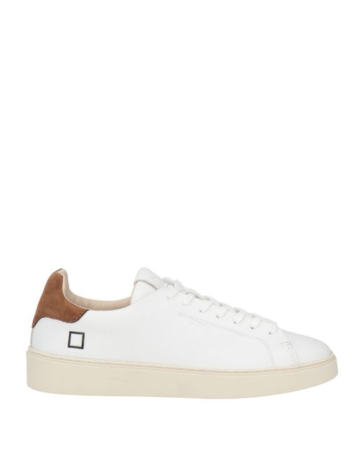 Date White Trainers for men
