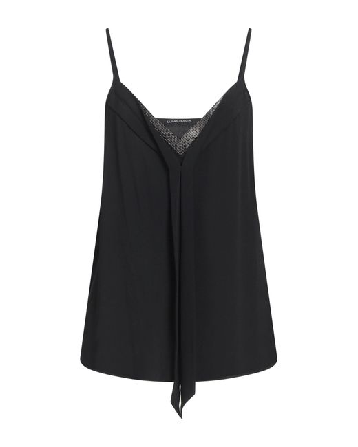 Luisa Cerano Black Top Acrylic, Silk