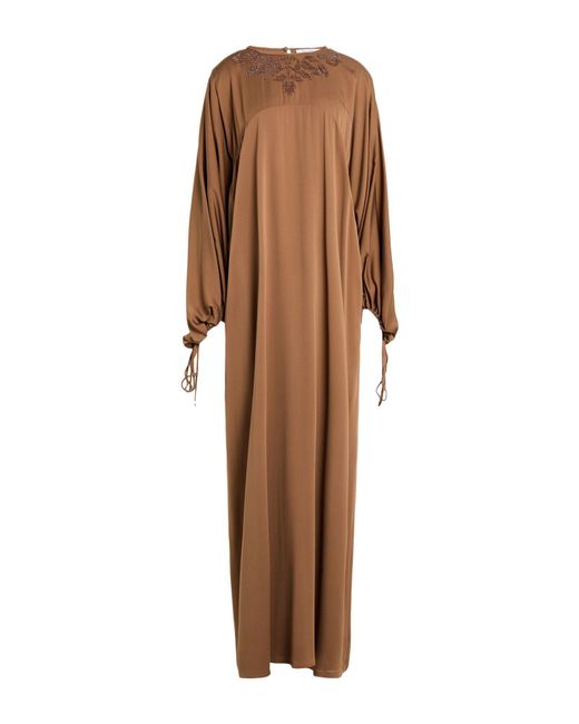 Max Mara Brown Maxi Dresses