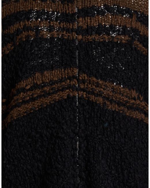 ATOMOFACTORY Black Cardigan Virgin Wool, Polyamide for men