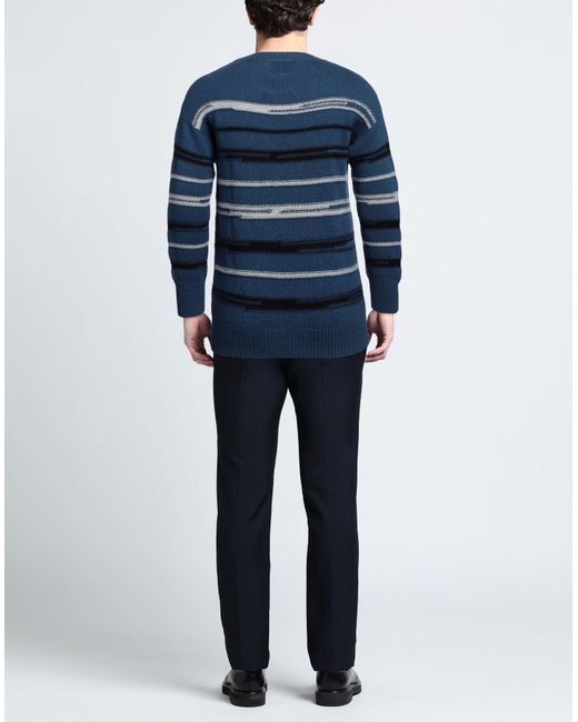 Bruno Manetti Blue Sweater for men