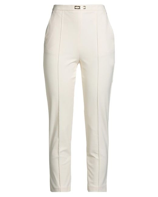 Pantalon Elisabetta Franchi en coloris White