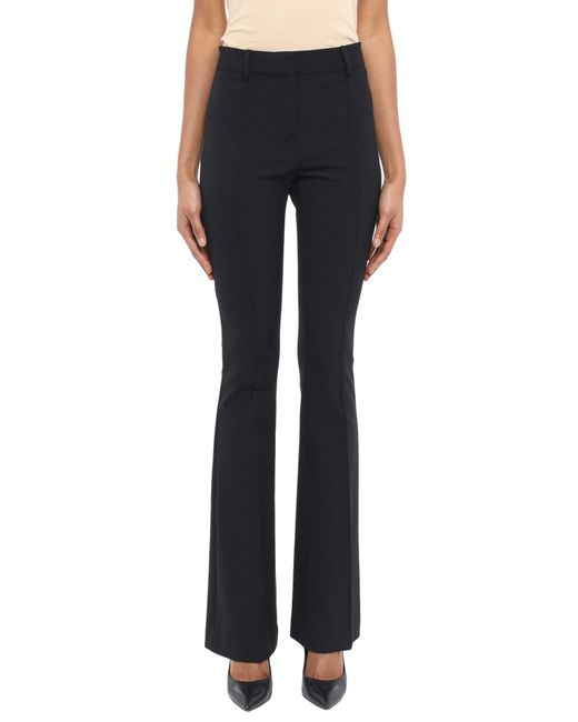 Veronica Beard Black Pants Nylon, Elastane