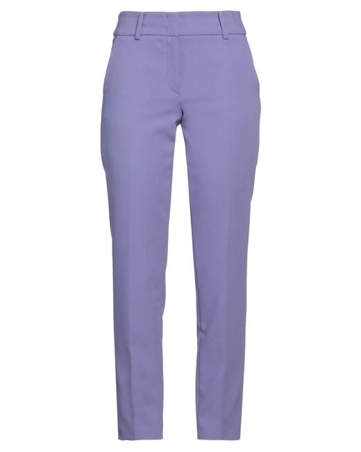 Windsor. Purple Pants Recycled Polyester, Viscose, Elastane