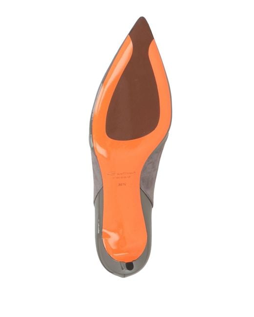 Santoni Gray Pumps