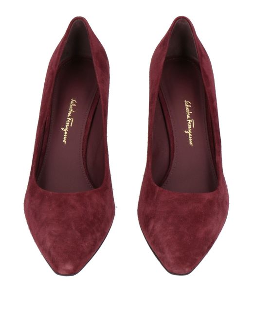 Ferragamo Purple Pumps Calfskin