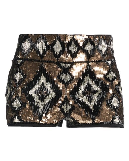 Elisabetta Franchi Black Shorts & Bermuda Shorts Polyamide, Elastane